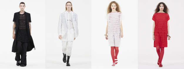 激光雕刻机雕刻镂空图案衣服