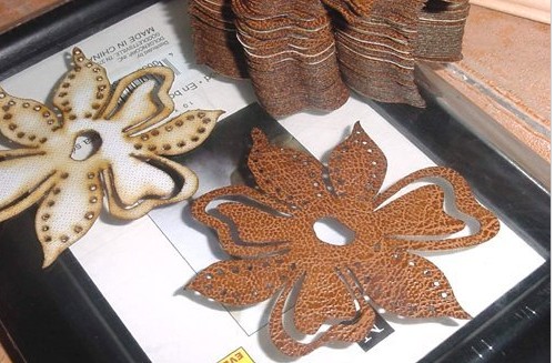 布艺激光雕刻样品